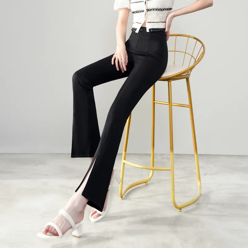 0571 Family Casual Pants Women's Black-4