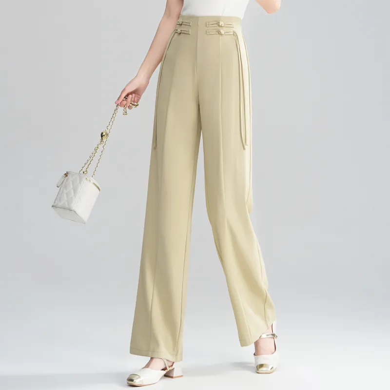 0571 Family Casual Pants Women's Khaki-2