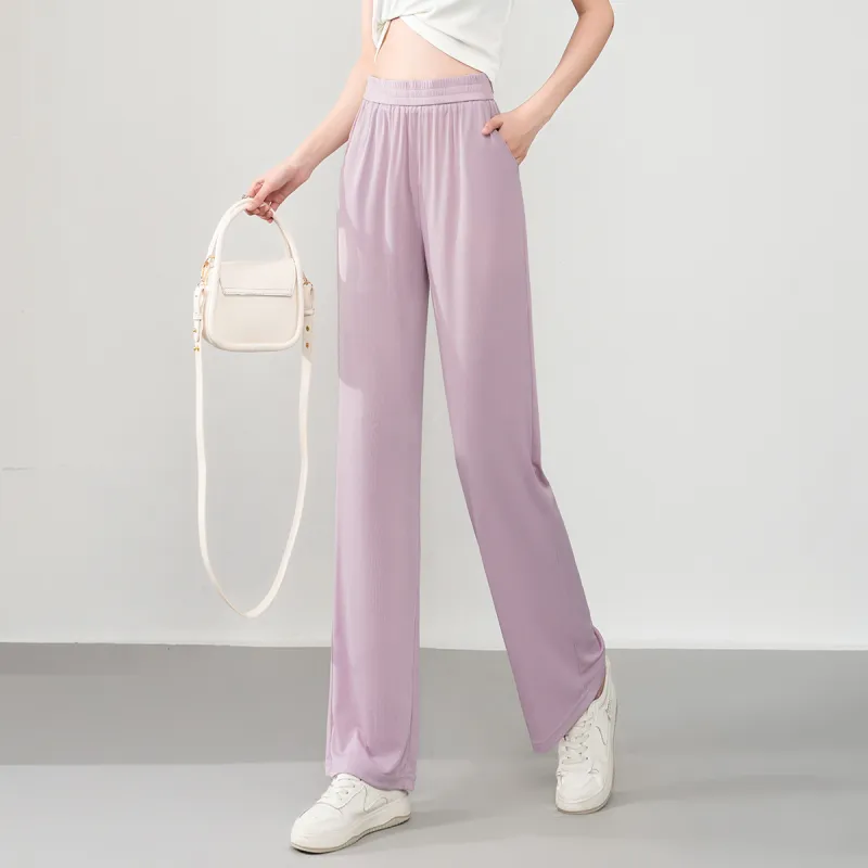 0571 Family Casual Pants Women's Purple-5