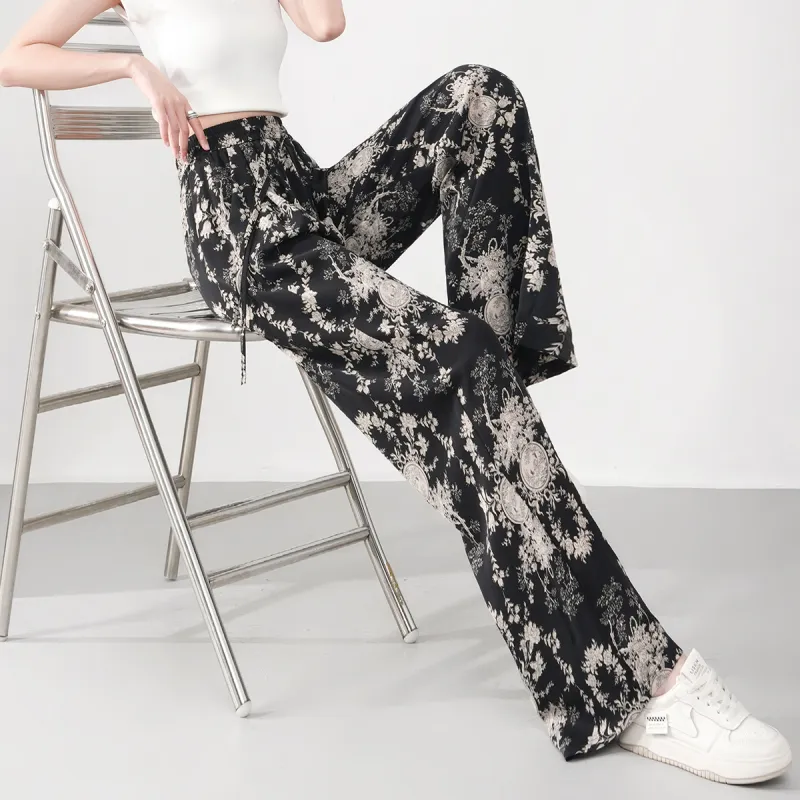 0571 Family Casual Pants Women's Black-6