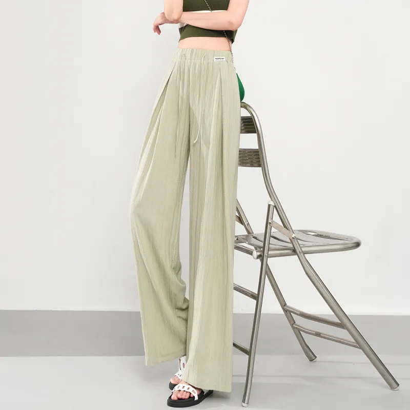 0571 Family Casual Pants Women's Green-5