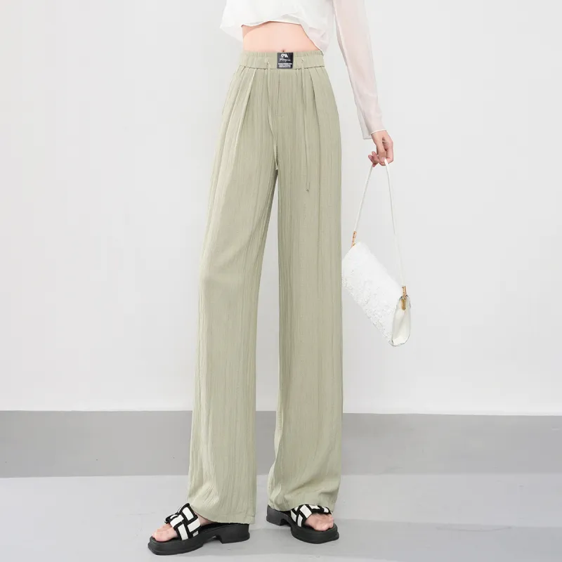 0571 Family Casual Pants Women's Green-2