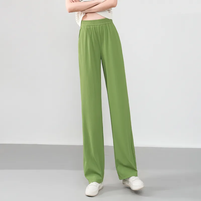 0571 Family Casual Pants Women's Green-5