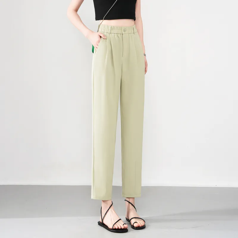 0571 Family Casual Pants Women's Khaki Green-5