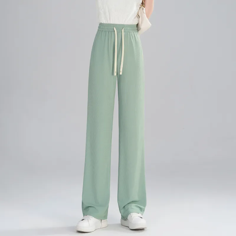 0571 Family Casual Pants Women's Green-3