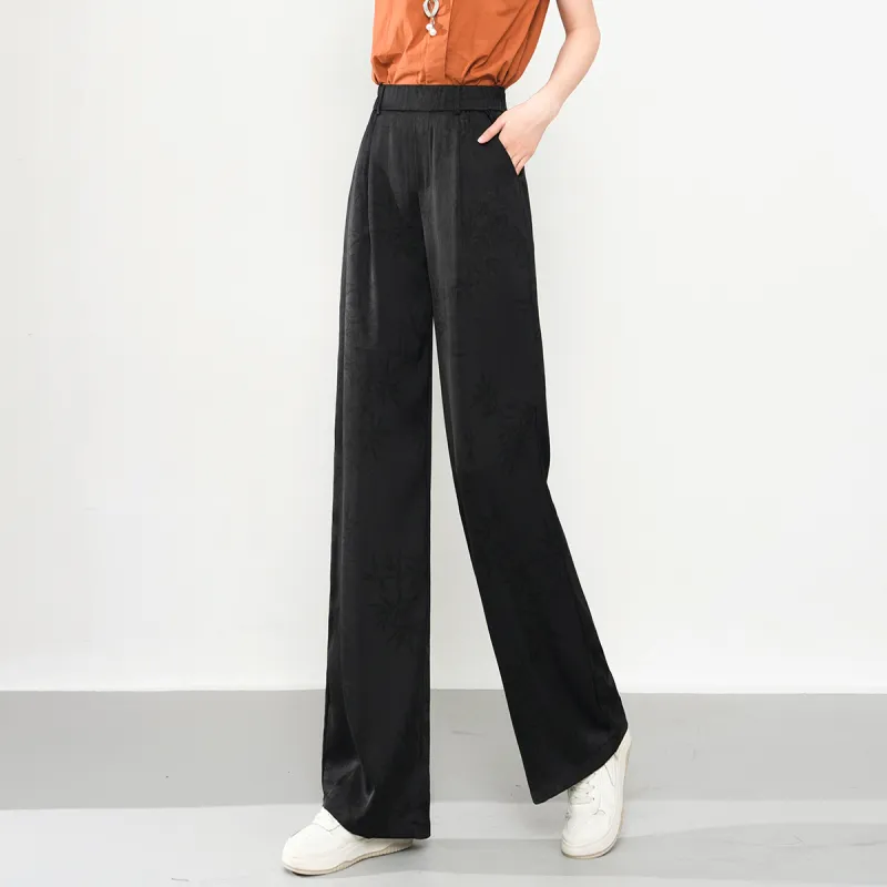 0571 Family Casual Pants Women's Black-2