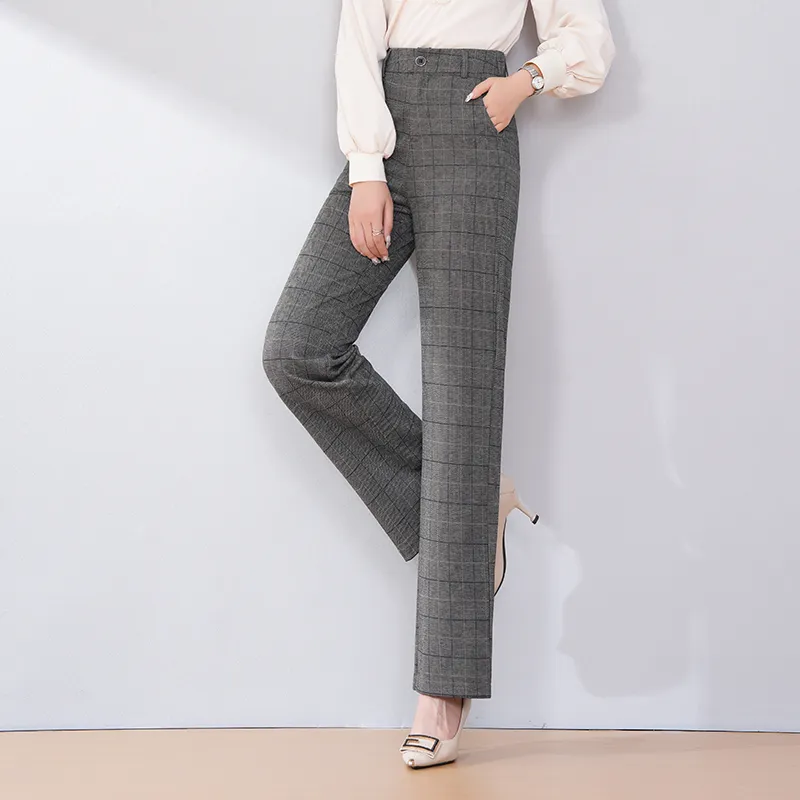 0571 Family Casual Pants Women's Coffee-4