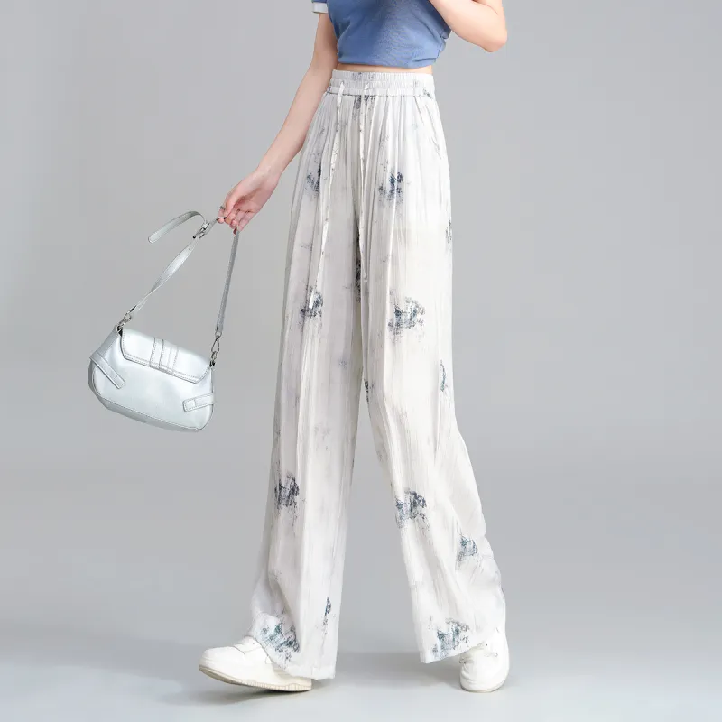 0571 Family Casual Pants Women's Ecru-2