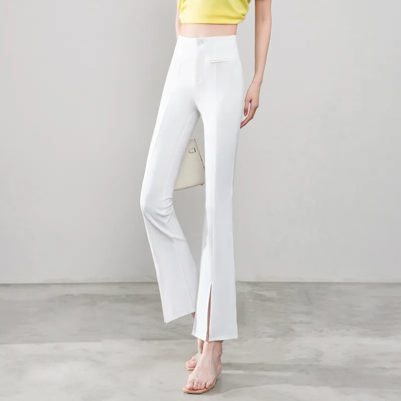 0571 Family Casual Pants Women's White-4