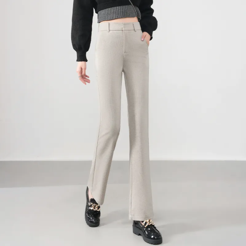 0571 Family Casual Pants Women's Apricot-3