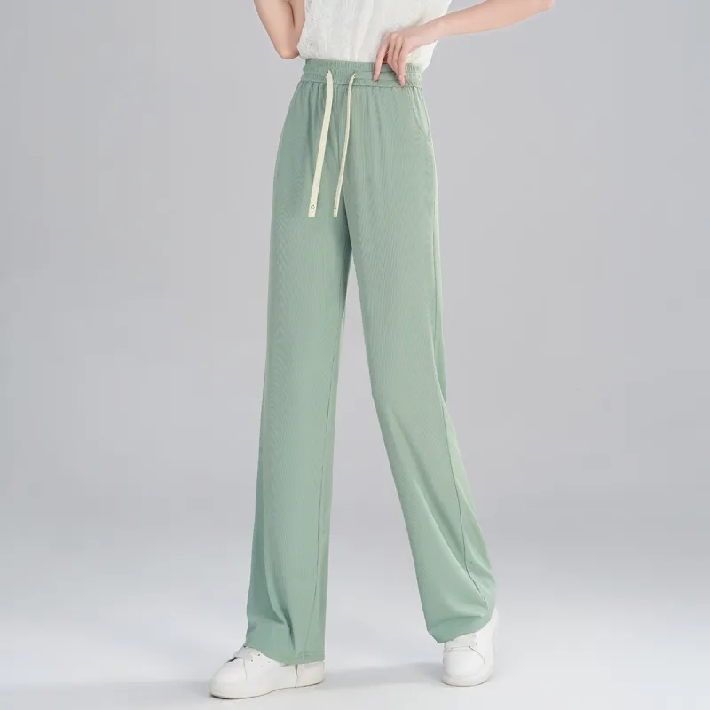 0571 Family Casual Pants Women's Green-2