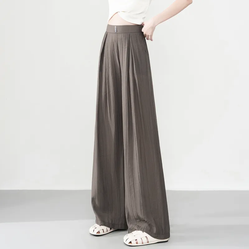 0571 Family Casual Pants Women's Coffee-3