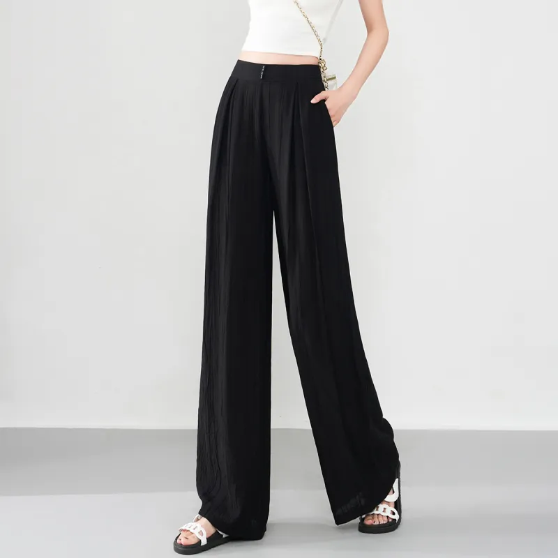 0571 Family Casual Pants Women's Black-2