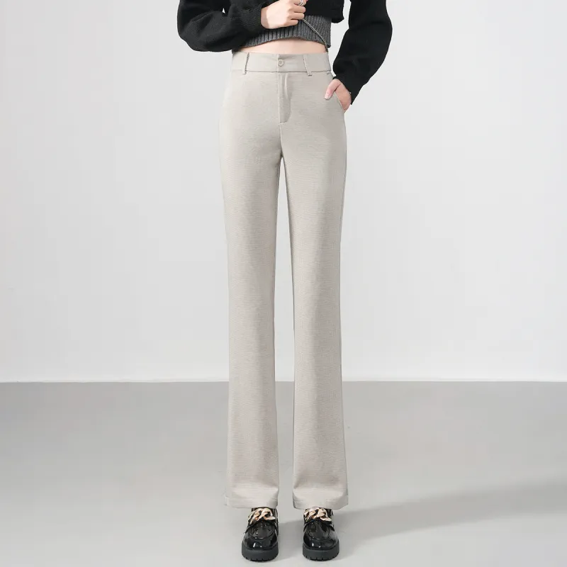 0571 Family Casual Pants Women's Apricot-2