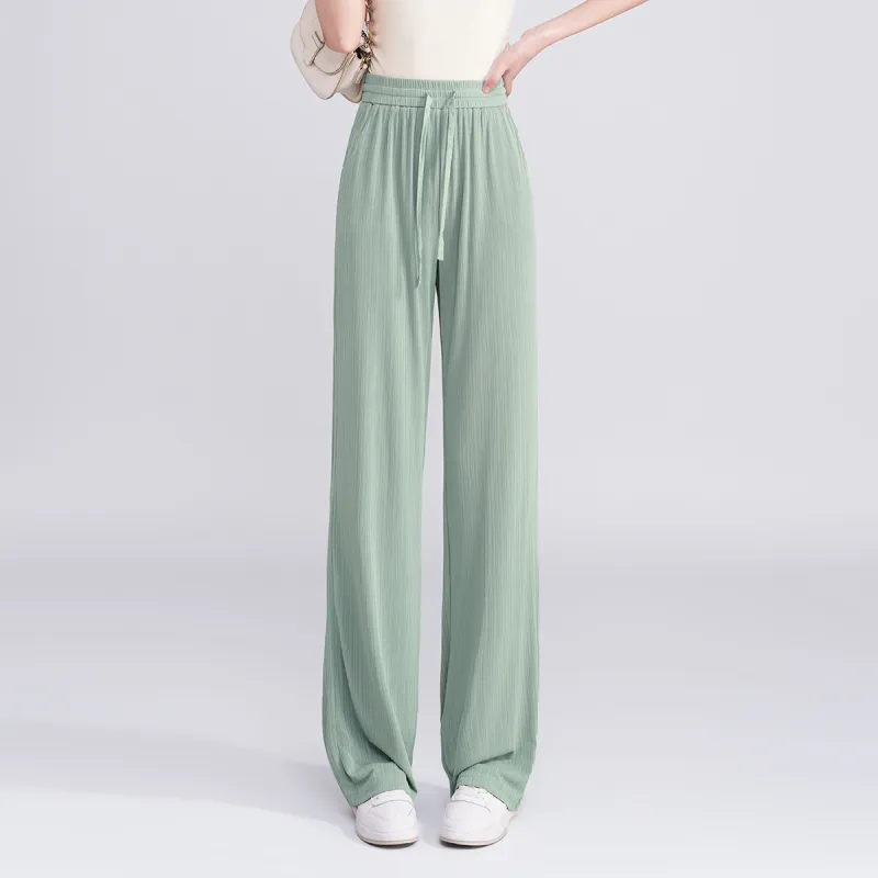 0571 Family Casual Pants Women's Green-2