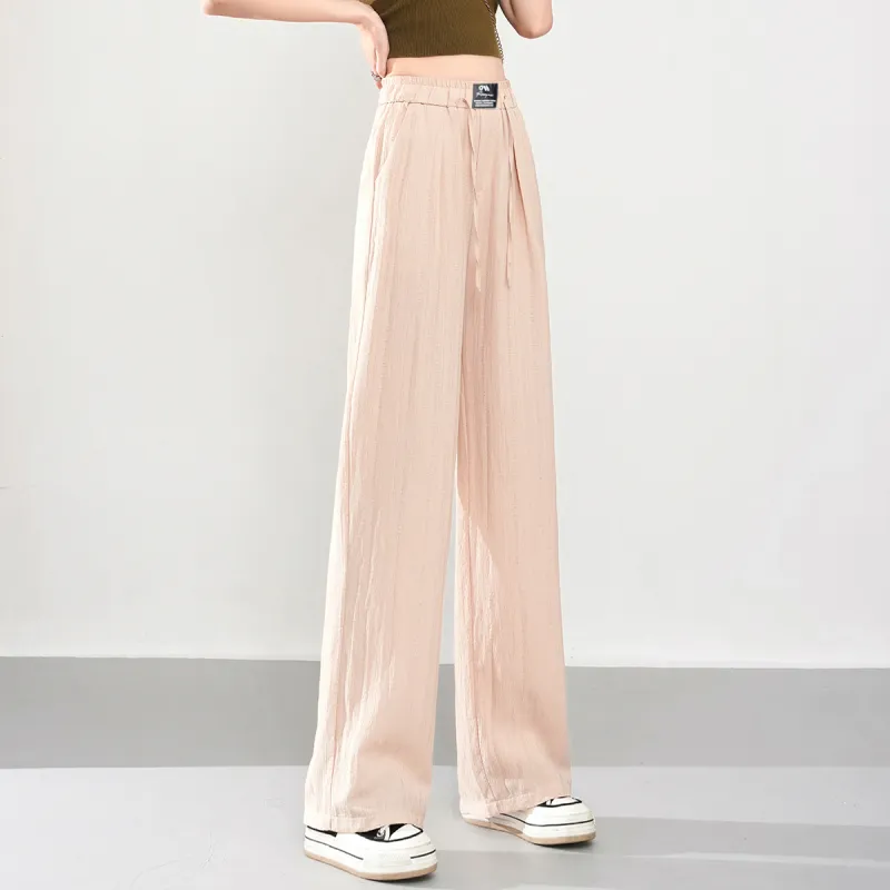 0571 Family Casual Pants Women's Apricot-2