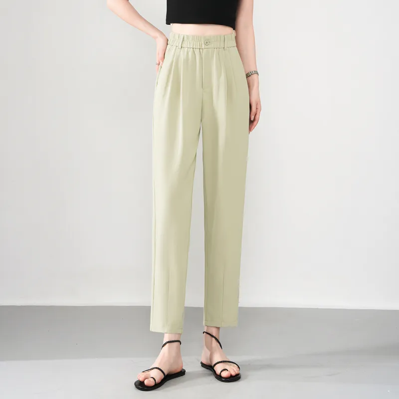 0571 Family Casual Pants Women's Khaki Green-4