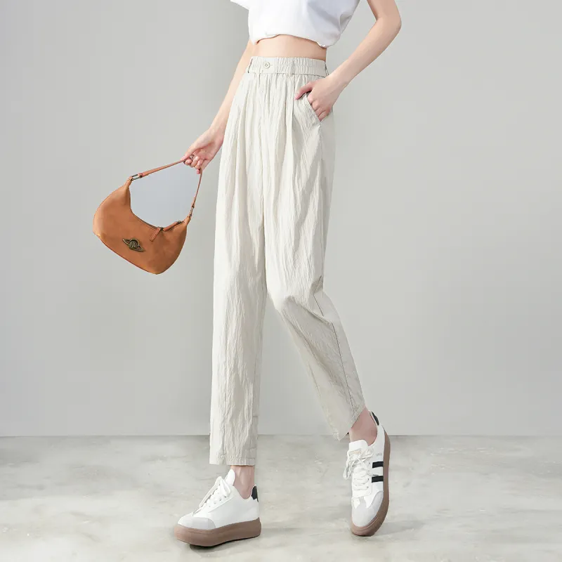 0571 Family Casual Pants Women's Beige-2