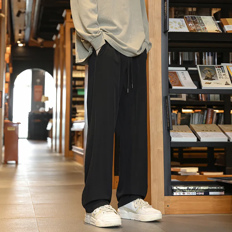 UNthemed Casual Pants Unisex Black-3