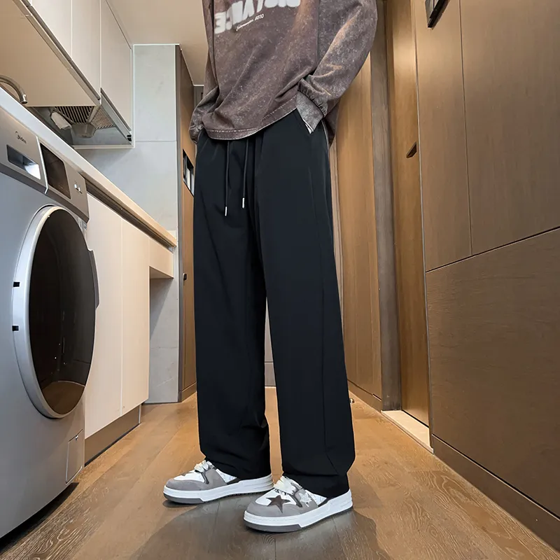 UNthemed Casual Pants Unisex Black-3