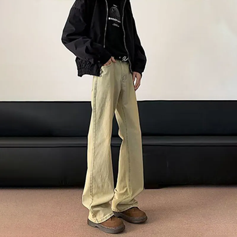 UNthemed Jeans Unisex Yellow Mud-2