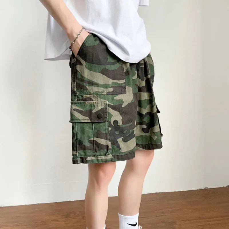 UNthemed Cargo Shorts Unisex Camouflage-5