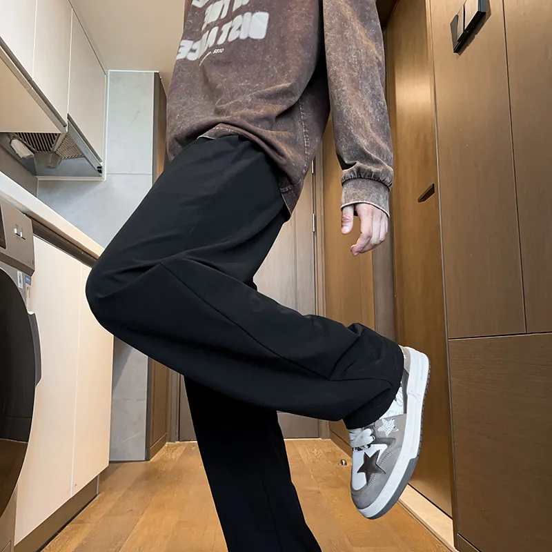 UNthemed Casual Pants Unisex Black-4
