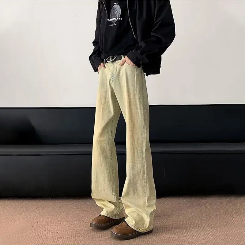 UNthemed Jeans Unisex Yellow Mud-1