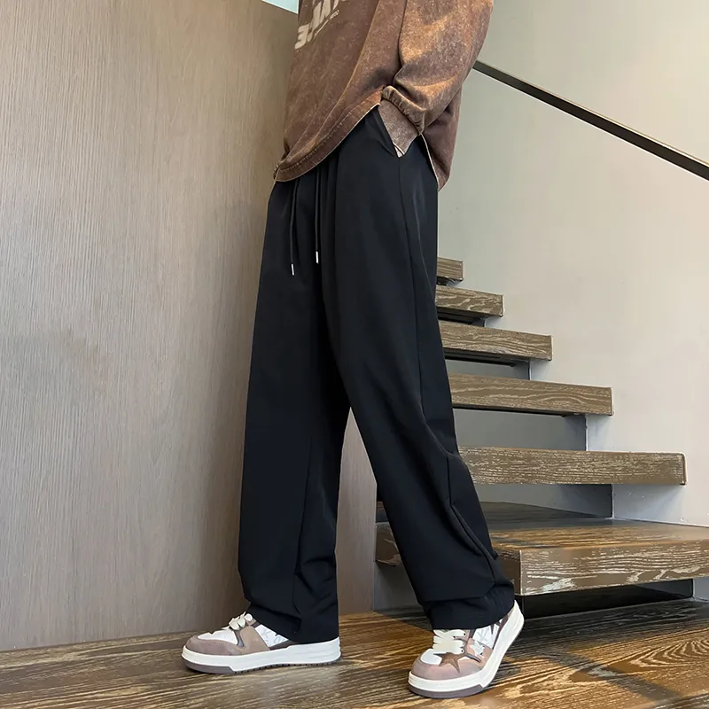 UNthemed Casual Pants Unisex Black-1
