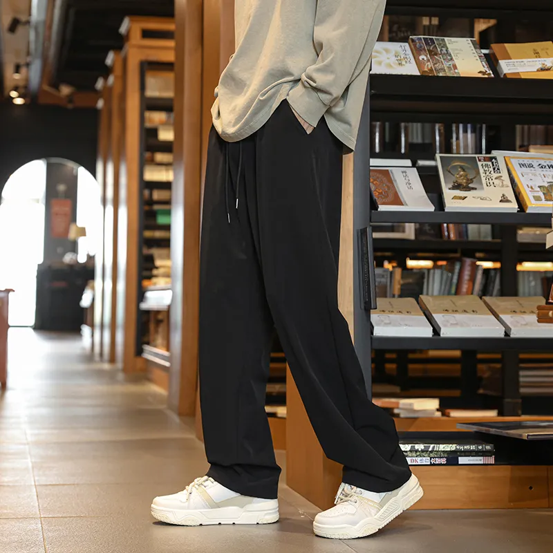 UNthemed Casual Pants Unisex Black-1