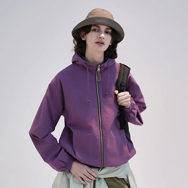 SET FUNS Trench Coat Unisex Raspberry Purple-1