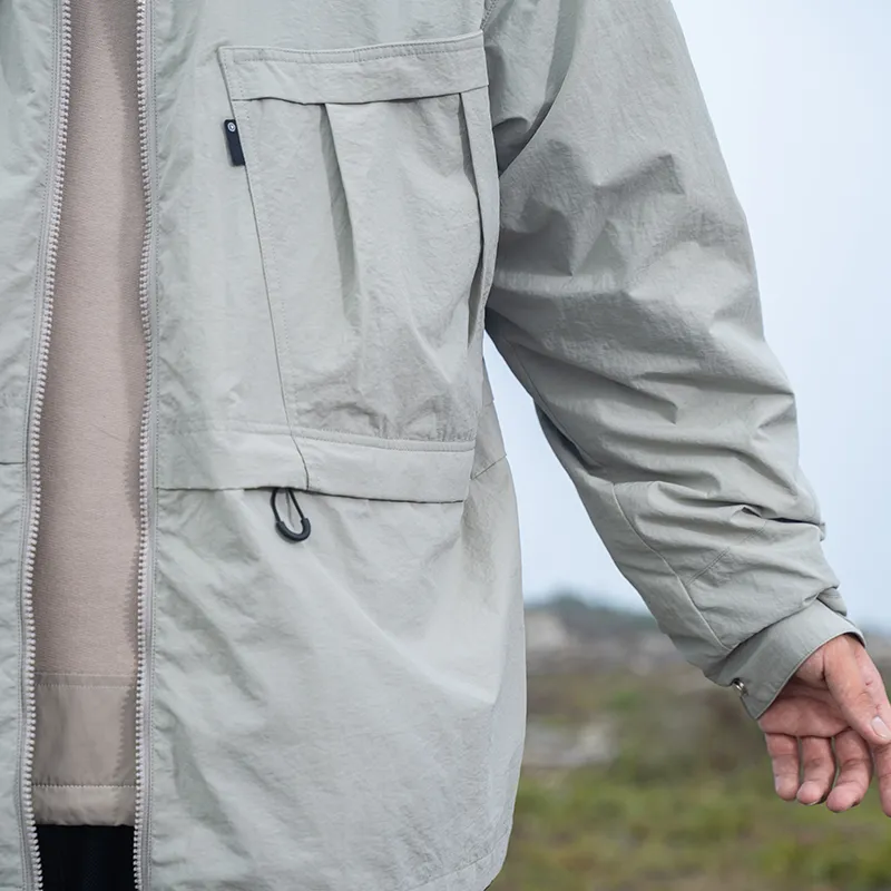SET FUNS Spring And Fall Season Outdoor Style Jacket Brand Logo Men's-2