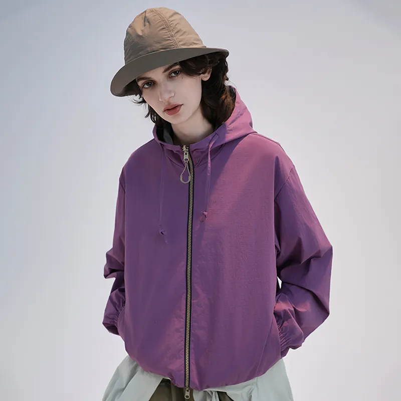 SET FUNS Trench Coat Unisex Raspberry Purple-4