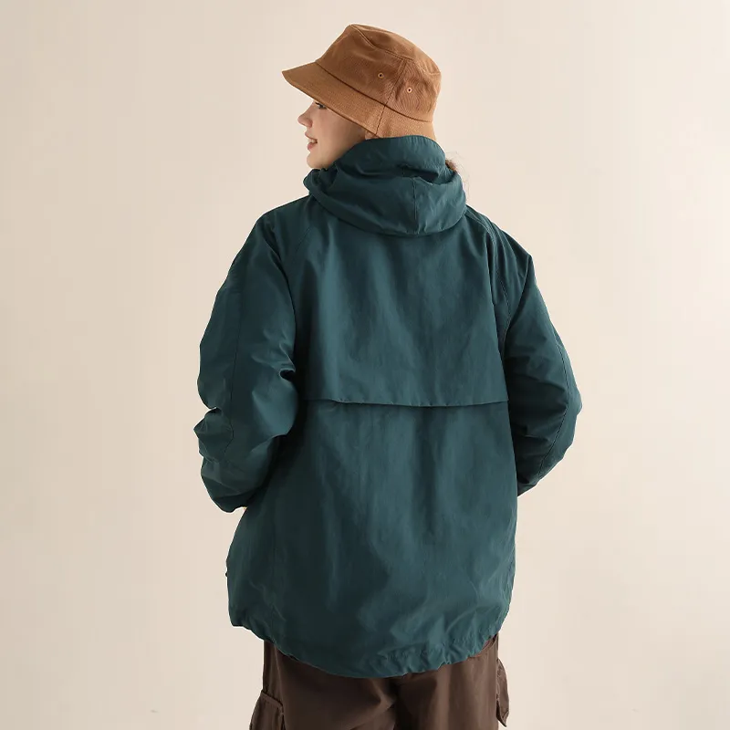 SET FUNS SETFUNS Outdoor Camping Jacket Fall Unisex Deep Lake Green-3