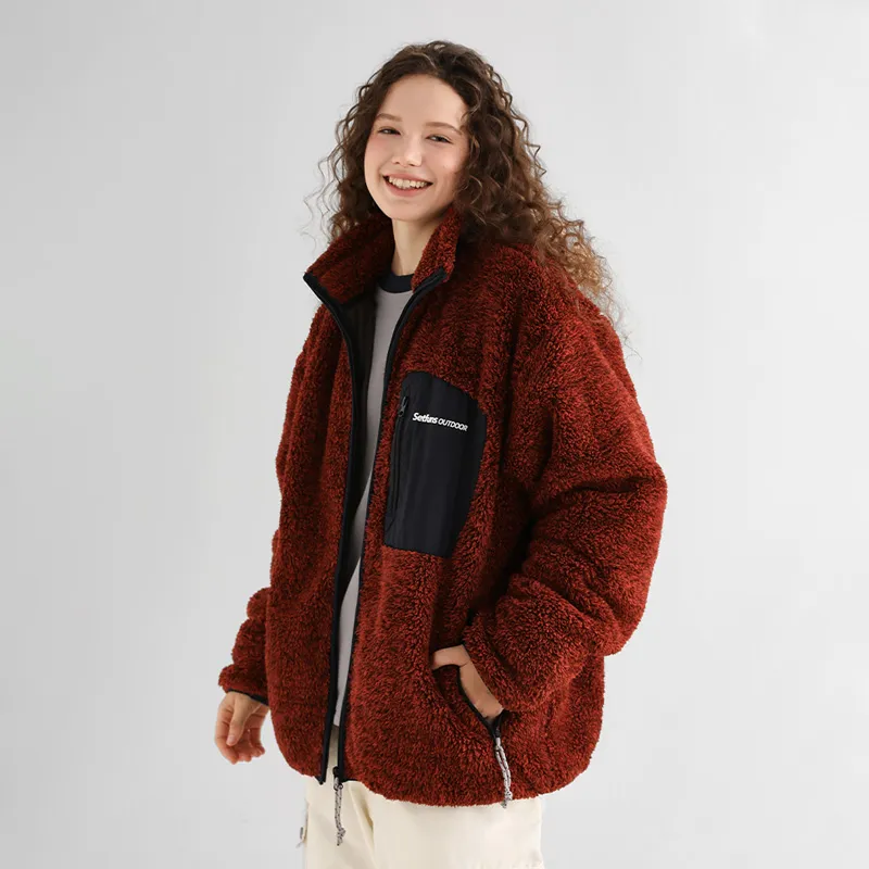 SET FUNS Velvet feel Coat Unisex-4