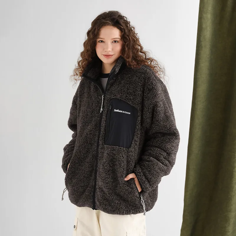 SET FUNS Velvet feel Coat Unisex-17