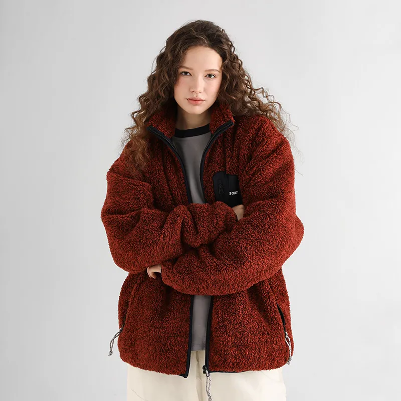 SET FUNS Velvet feel Coat Unisex-3