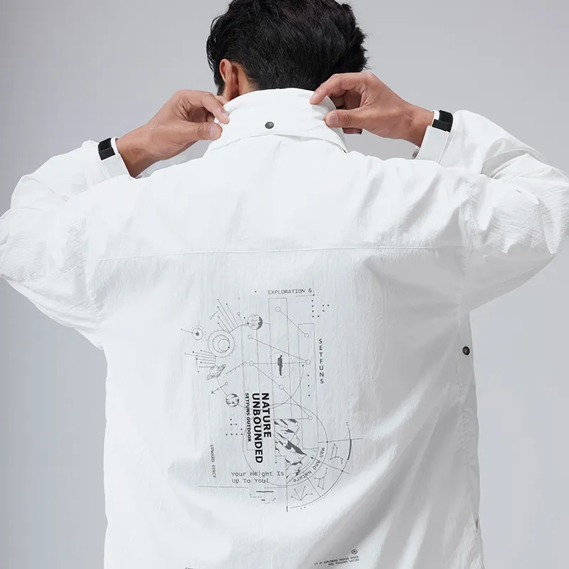 SET FUNS Outdoor Style Jacket Spring And Fall Season Unisex-2