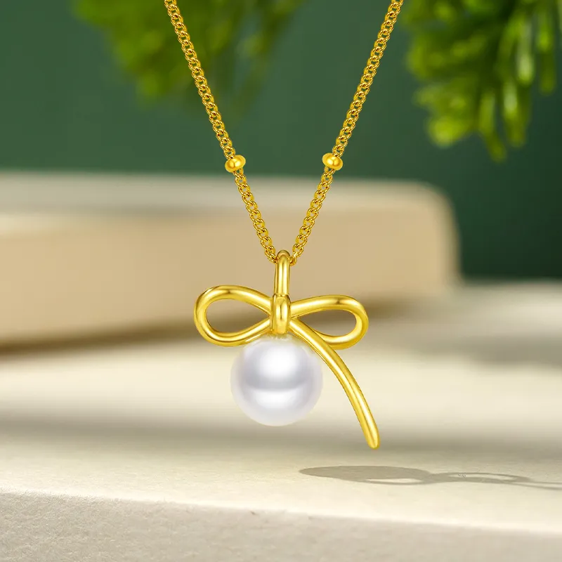 CHOW TAI SENG Pearl S925 Silver Necklace Women's-2