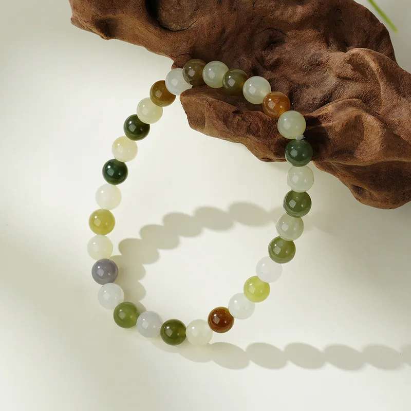 CHOW TAI SENG Hetian Jade Hand Accessories Jewelry Pale Greenish White Jade Women's-6