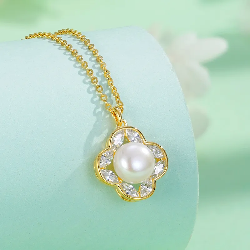 CHOW TAI SENG Pearl Necklace Set Box Women's-4