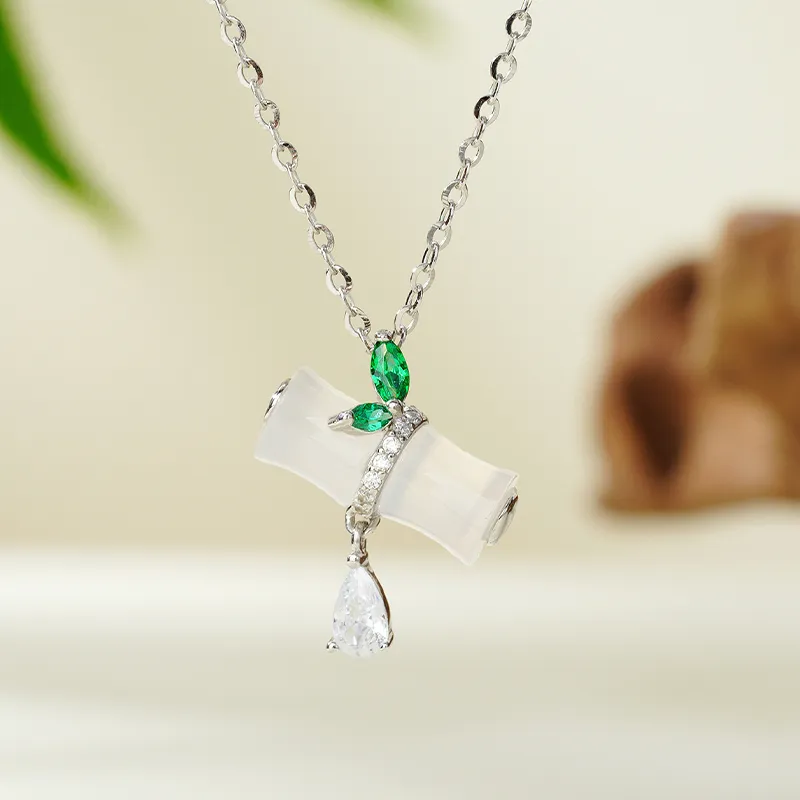 CHOW TAI SENG Chalcedony Jade Necklaces Women's-2