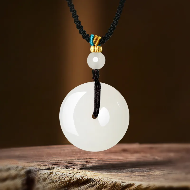 CHOW TAI SENG Hetian Jade Pendants Unisex-10