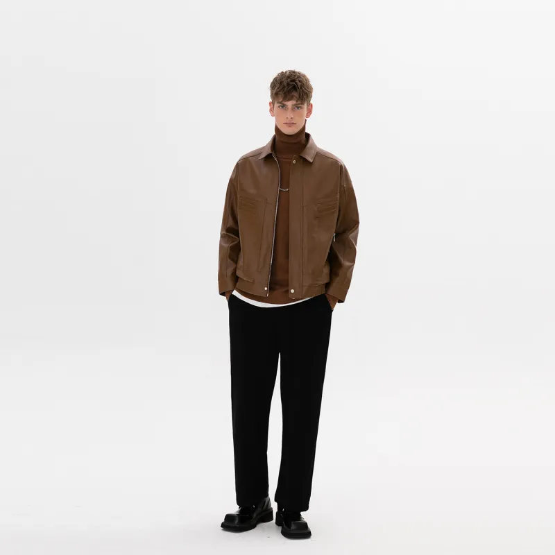 WILD LEADER Leather Jacket Unisex-10