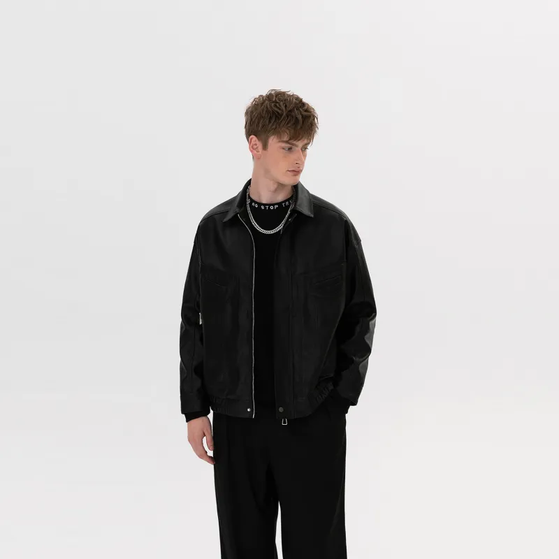 WILD LEADER Leather Jacket Unisex-2