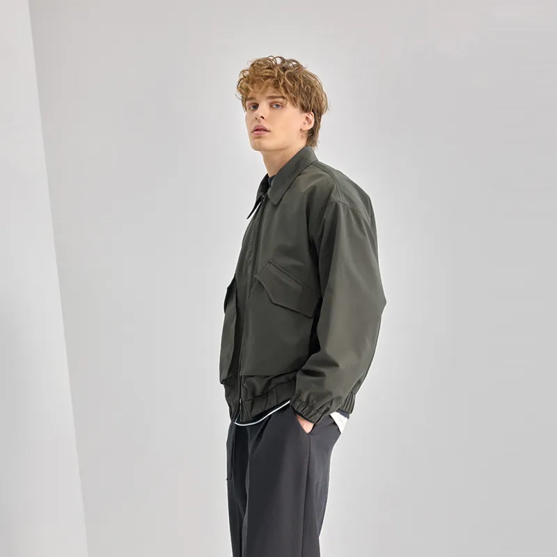 WILD LEADER Jackets Coats Unisex Gray Green-5