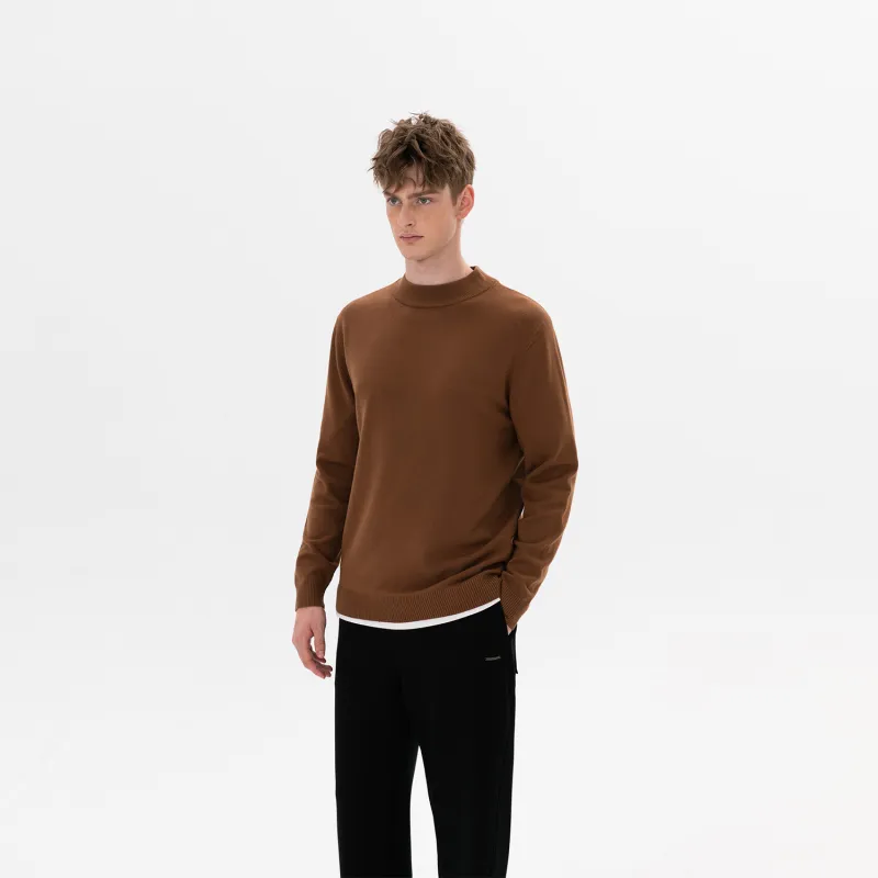 WILD LEADER Knitwear Unisex Tea Brown-6