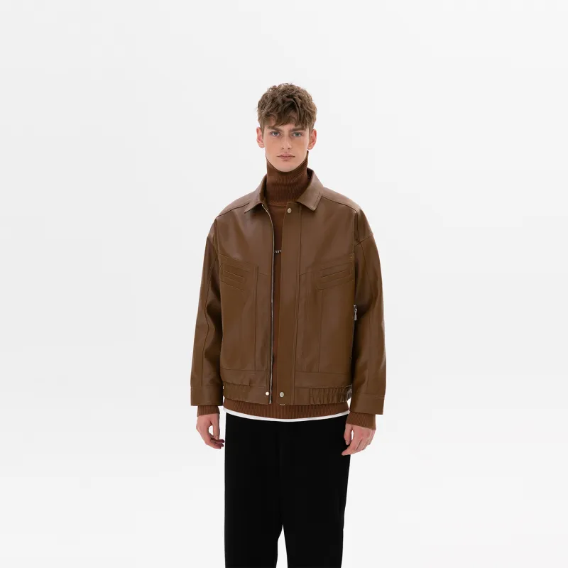 WILD LEADER Leather Jacket Unisex-11