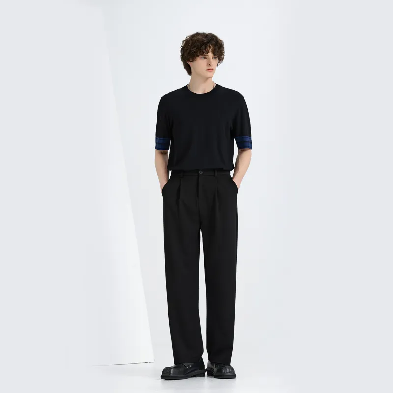 WILD LEADER Suit Trouser Unisex Black-5