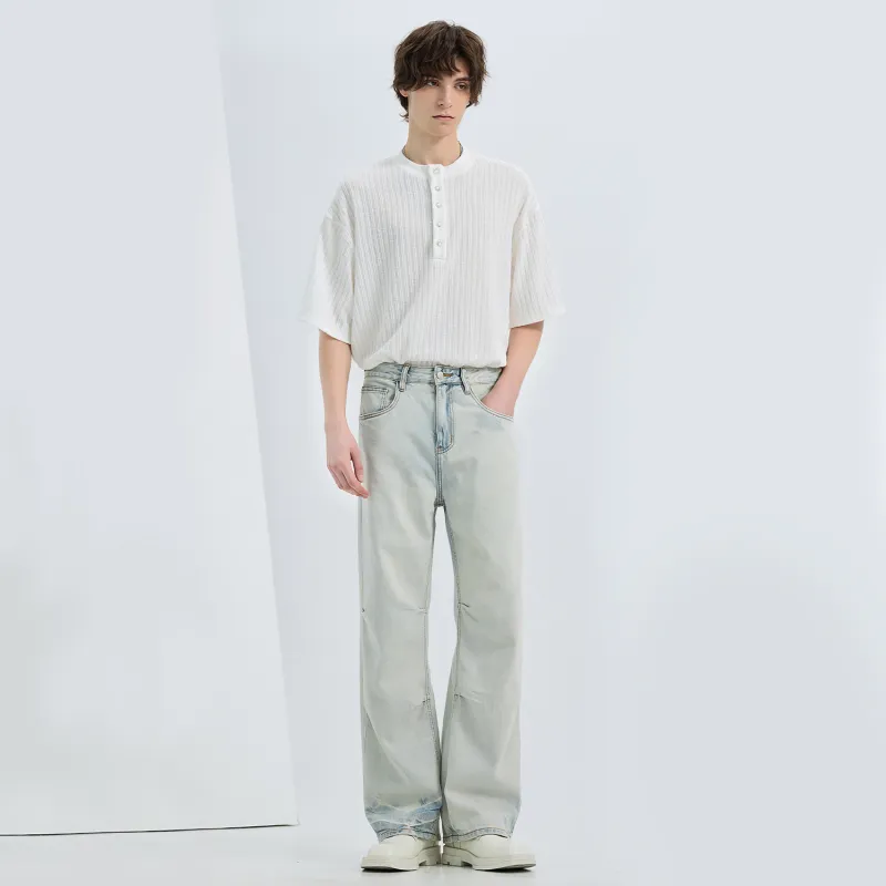 WILD LEADER Jeans Unisex Snowflake Blue-2
